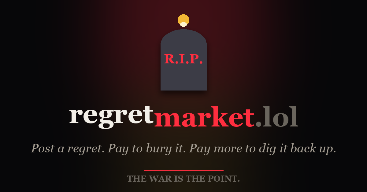 RegretMarket